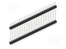 Connector: pin strips; pin header; male; PIN: 27; 2.54mm; THT; 1x27