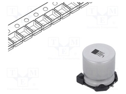 SMD Aluminium Electrolytic Capacitor, Radial Can - SMD, 680 µF, 50 V, 146 CTI Series