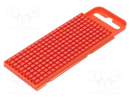 Markers for cables and wires; Label symbol: 2; 2÷2.8mm; red