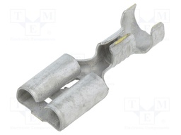 Terminal: flat; 6.3mm; 0.8mm; female; 1÷2.5mm2; crimped; for cable