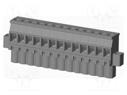 Connector: pluggable terminal block; plug; female; angled 90°