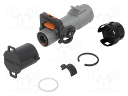 Connector: DC supply; male; straight; for cable; -40÷125°C; PIN: 1