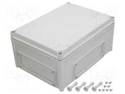Enclosure: wall mounting; X: 280mm; Y: 380mm; Z: 180mm; EK; grey; IK08