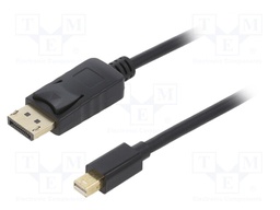 Cable; DisplayPort 1.2; DisplayPort plug,mini DisplayPort plug