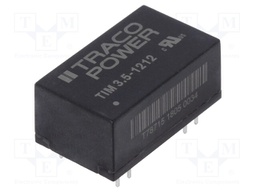 Converter: DC/DC; 3.5W; Uin: 9÷18V; 12VDC; Iout: 292mA; DIP16; 7g