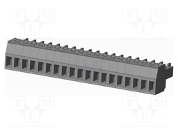 Connector: pluggable terminal block; plug; female; straight; grey