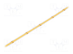 COB LED tape; white warm; 24V; LED/m: 480; 8mm; IP65; 8W/m; bendable