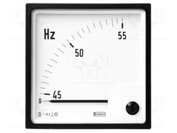 Meter: panel; analogue; 380/440VAC; Class: 0,5; 55÷65Hz; IP52; panel