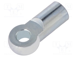 Joint piece; 16mm; Thread: M16; Mat: steel; Pitch: 2,0; Plating: zinc