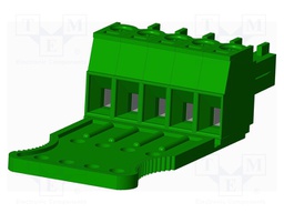 Connector: pluggable terminal block; plug; female; straight; 300V