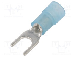 Tip: fork; M4; Ø: 4.2mm; 1.5÷2.5mm2; crimped; for cable; insulated