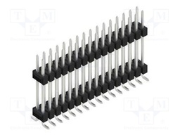 Connector: pin strips; pin header; male; PIN: 32; 2.54mm; SMT; 2x16