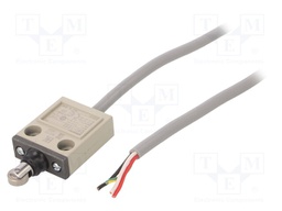 Limit switch; plunger with metal roller Ø12mm; NO + NC; 10A