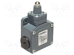 Limit switch; pin plunger Ø10mm; NO + NC; 10A; max.500VAC; PG13,5