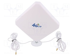 Antenna; LTE; 20dBi; Mounting: for wall mounting; 50Ω; TS9