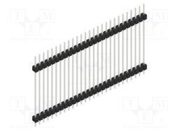 Connector: pin strips; pin header; male; PIN: 27; 2.54mm; THT; 1x27