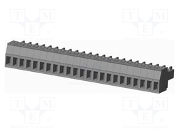 Connector: pluggable terminal block; plug; female; straight; grey