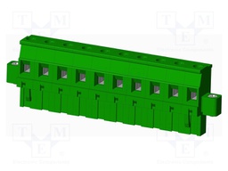 Connector: pluggable terminal block; plug; female; angled 90°