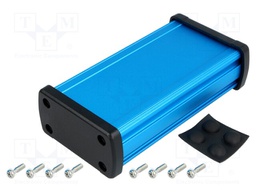 Enclosure: multipurpose; X: 68.7mm; Y: 129mm; Z: 35.2mm; aluminium
