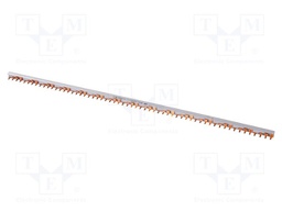 Busbar; 10mm2; Poles: 4; 690VAC; 690VDC; Inom: 63A; No.of mod: 15