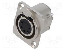 Connector: XLR; socket; female; Plating: tinned; soldering; IP40; AX