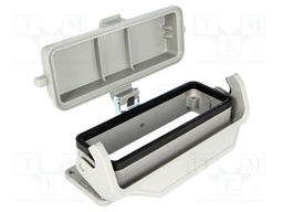 Enclosure: for rectangular connectors; Han; size 24B; with latch