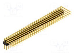 Connector: pin strips; pin header; male; PIN: 62; 2.54mm; THT; 2x31