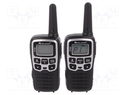 Radiotelephone; low battery indicator; Channels:24; 446MHz; 2km