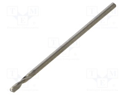 Drill bit; for metal; Ø: 1mm; L: 26mm; Working part len: 6mm; short