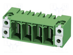PCB headers, nominal cross section: 35 mm?, color: green, no