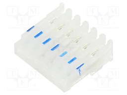 Plug; wire-board; female; PIN: 6; end connector; 2.54mm; IDC; 26AWG