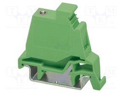DIN rail connector, nominal cross section: 4 mm?, color: gre