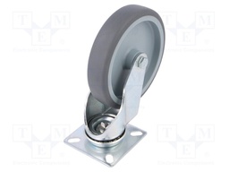 Transport wheel; Ø: 125mm; W: 27mm; H: 157mm; torsional; 120kg