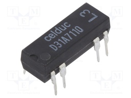 Relay: reed; SPST-NO; Ucoil: 24VDC; 1A; max.100VDC; 10W; Rcoil: 2150Ω