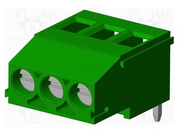 Connector: PCB terminal block; terminal; Plating: tinned; on PCBs