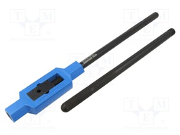 Tap wrench; Grip capac: M12-M33; L: 700mm; zinc alloy; Silver