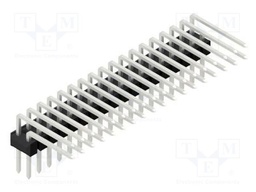 Connector: pin strips; pin header; male; PIN: 36; 2.54mm; THT; 2x18
