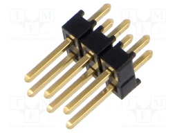 Connector: pin strips; pin header; male; PIN: 6; straight; 2.54mm