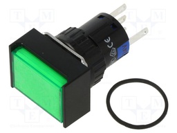 Switch: push-button; SPDT; 0.5A/220VAC; 0.1A/220VDC; ON-ON; IP40