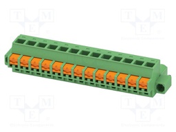 PCB connector, nominal cross section: 2.5 mm2, color: green,