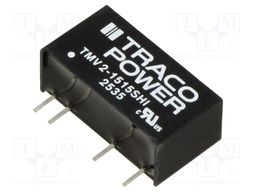 Converter: DC/DC; 2W; Uin: 13.5÷16.5V; Uout: 15VDC; Iout: 132mA; SIP7