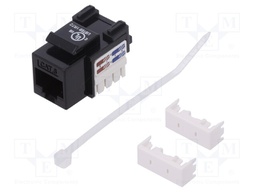 Socket; RJ45; PIN: 8; Cat: 6; shielded,Keystone; Layout: 8p8c; female