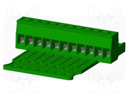 Connector: pluggable terminal block; plug; female; straight; 5mm