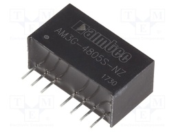 Converter: DC/DC; 3W; Uin: 36÷75V; 5VDC; Iout: 600mA; SIP8; 4.9g