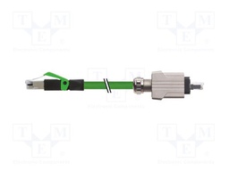 Patch cord; RJ45 plug,both sides; 5; stranded; Cu; PUR; green; 60m