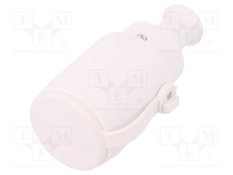 Connector: AC supply; socket; Layout: 2P; Type: round; white; 250VAC