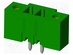 Connector: pluggable terminal block; socket; male; straight; THT