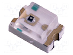 LED; SMD; 0805; yellow; 80÷230mcd; 2x1.25x1.1mm; 140°; 1.7÷2.5V