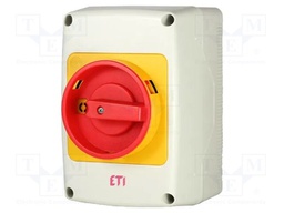 Switch: cam switch; Stabl.pos: 2; 40A; 0-1; in housing; Poles: 4