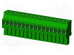 Connector: pluggable terminal block; plug; female; angled 90°